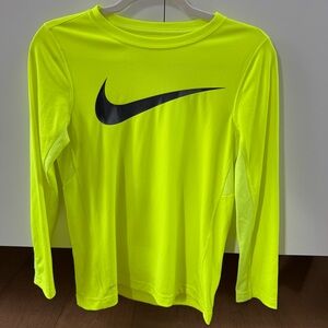 Nike Kids Bright Neon Long Sleeve Tee